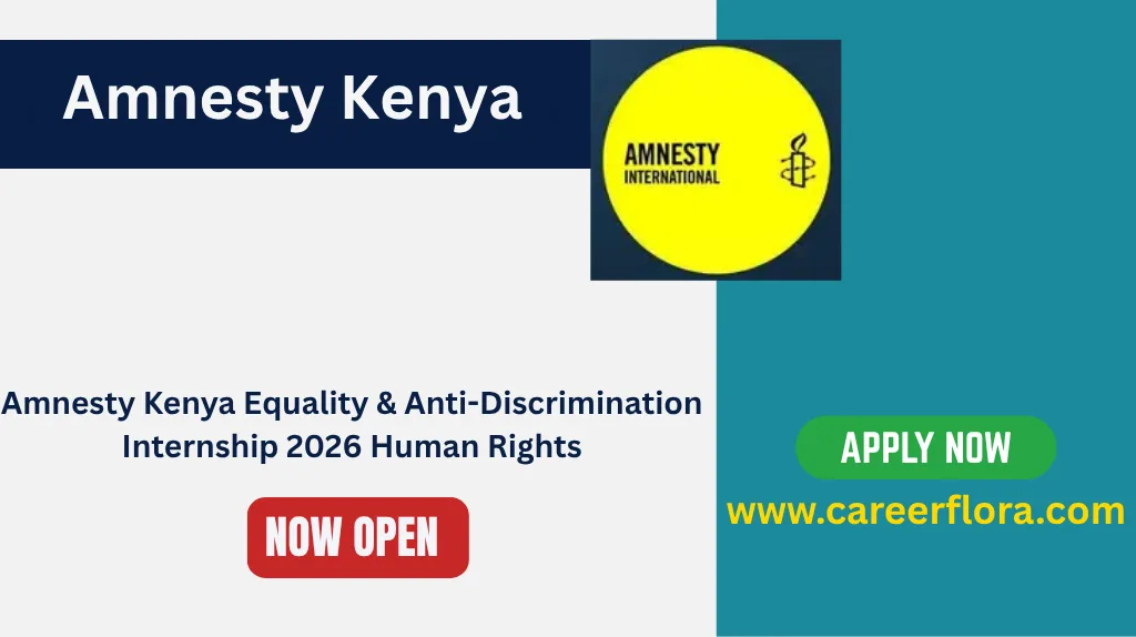 Amnesty Kenya Equality & Anti-Discrimination Internship 2026	Human Rights