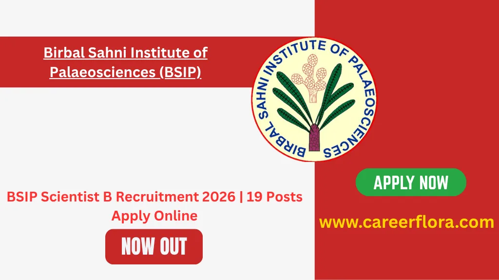BSIP Scientist B Recruitment 2026