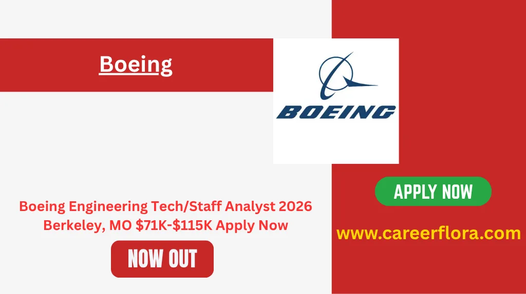 Boeing Engineering Tech Analyst 2026