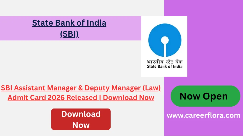 SBI Assistant Manager & Deputy Manager (Law) Admit Card 2026
