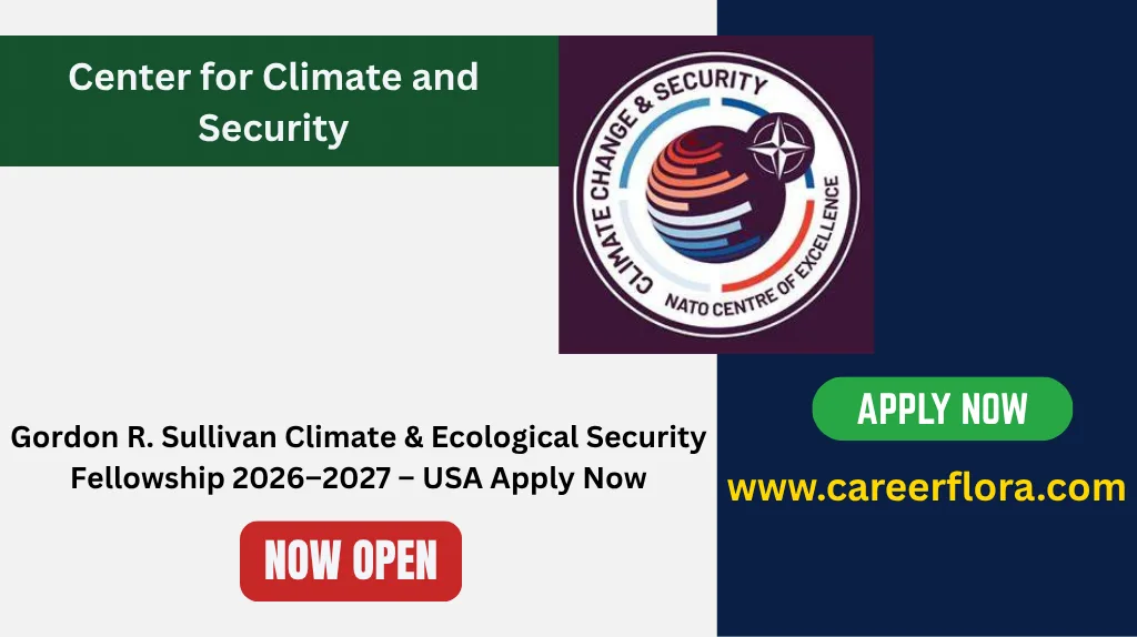 Gordon R. Sullivan Climate Security Fellowship 2026