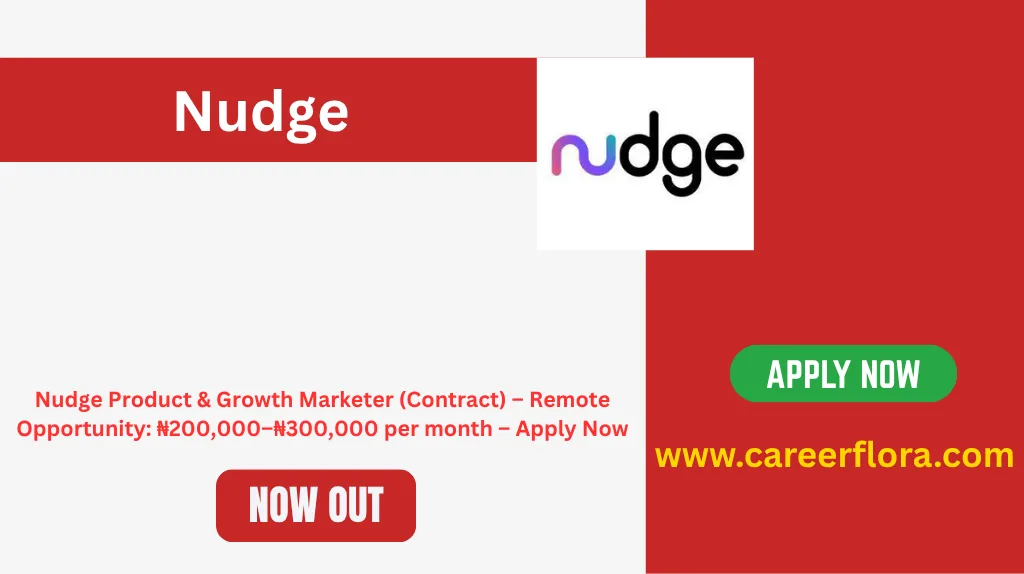 Nudge Product & Growth Marketer 2026