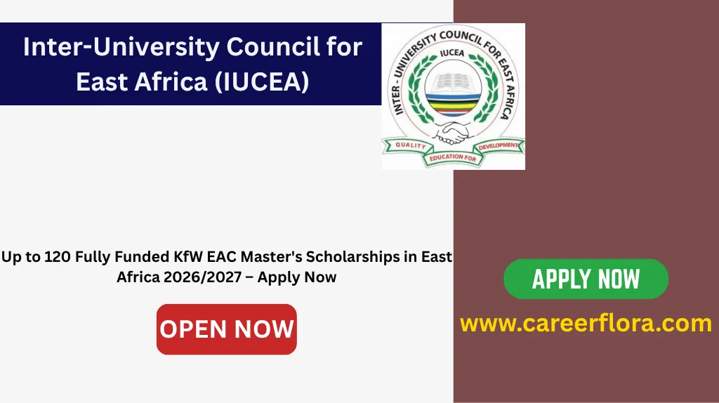 KfW EAC Master's Scholarships 2026