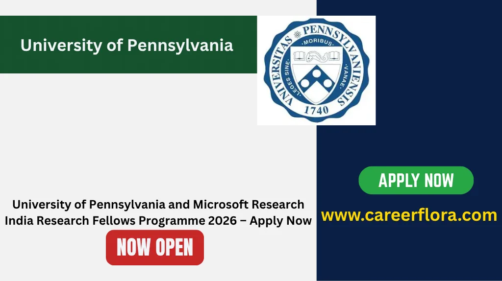 UPenn Microsoft Research Fellowship 2026