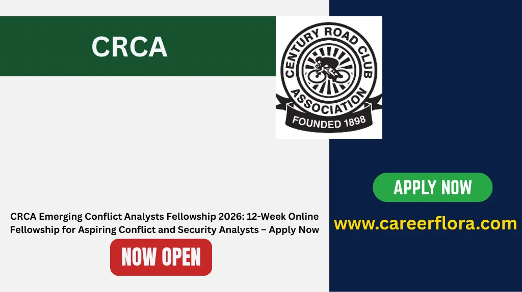 CRCA Emerging Conflict Analysts Fellowship 2026