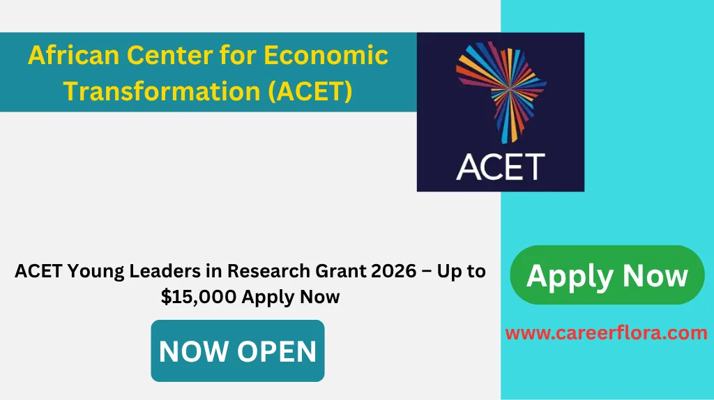 ACET Young Leaders in Research Grant 2026