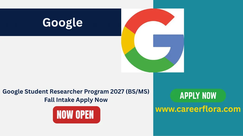 Google Student Researcher Program 2027