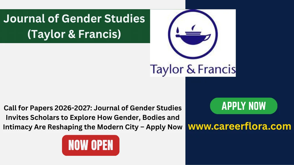 Journal of Gender Studies Call for Papers 2026