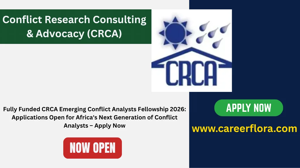 CRCA Emerging Conflict Analysts Fellowship 2026