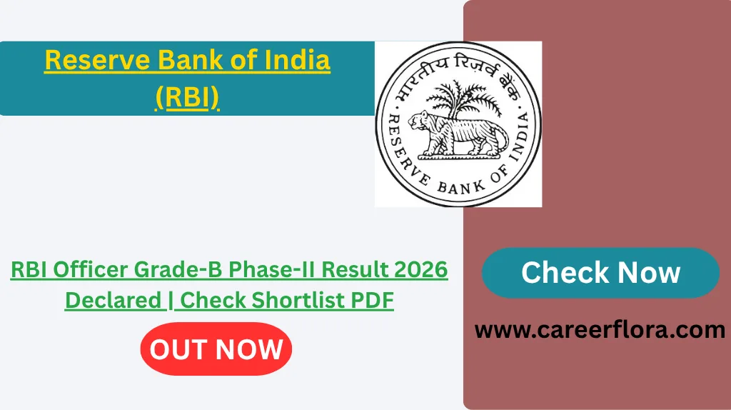 RBI Officer Grade-B Phase-II Result 2026
