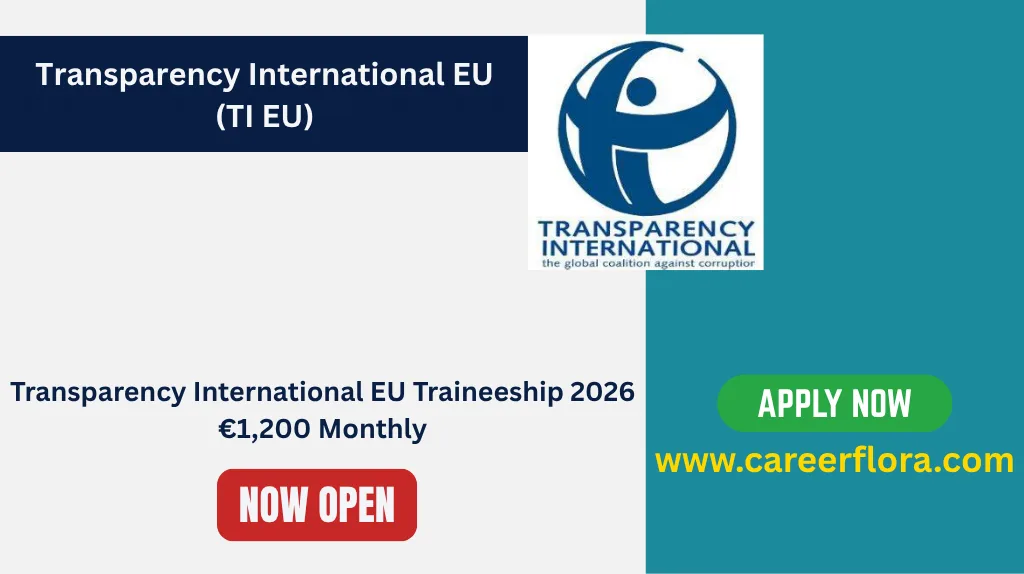 TI EU Political Integrity Traineeship 2026