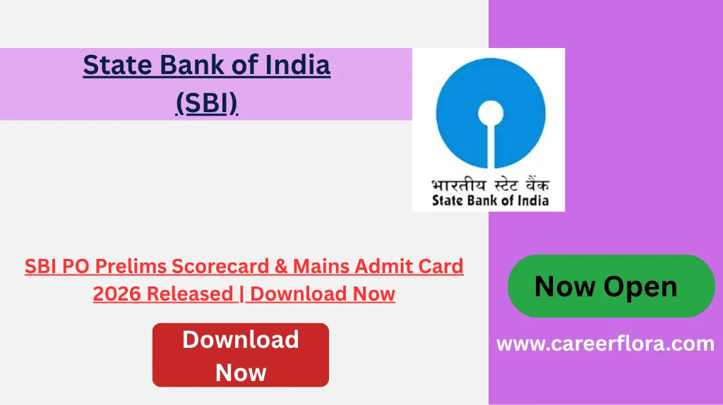 SBI PO Prelims Scorecard & Mains Admit Card 2026