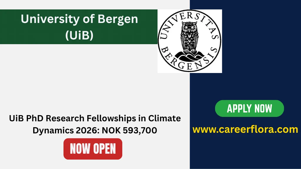 UiB PhD Climate Dynamics 2026