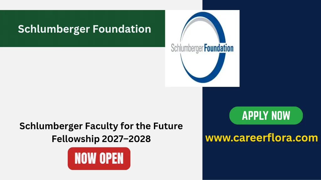 Schlumberger Faculty for the Future Fellowship 2027