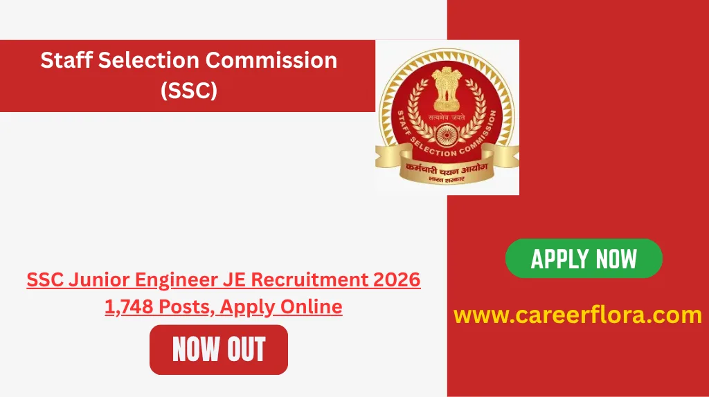SSC Junior Engineer JE Recruitment 2026