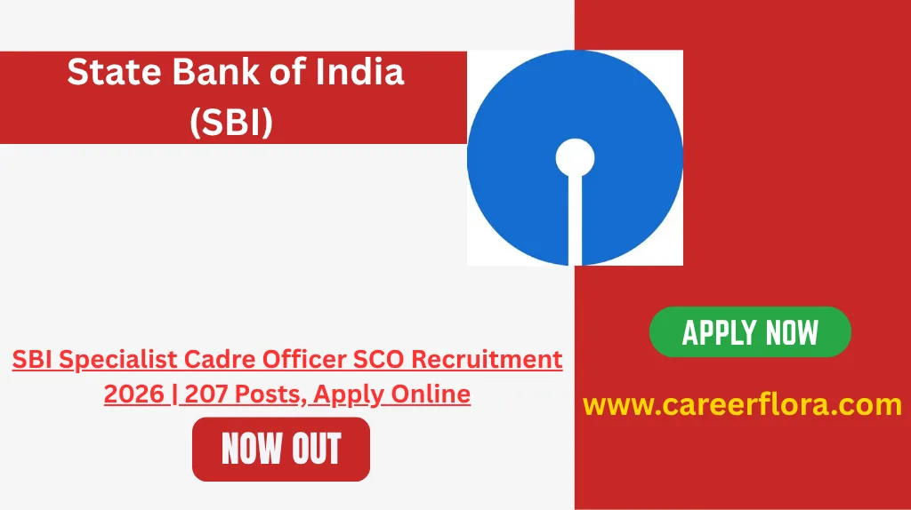 SBI Specialist Cadre Officer SCO Recruitment 2026 | 207 Posts, Apply Online