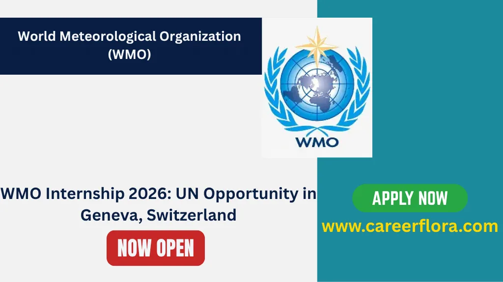 WMO Internship 2026 Geneva