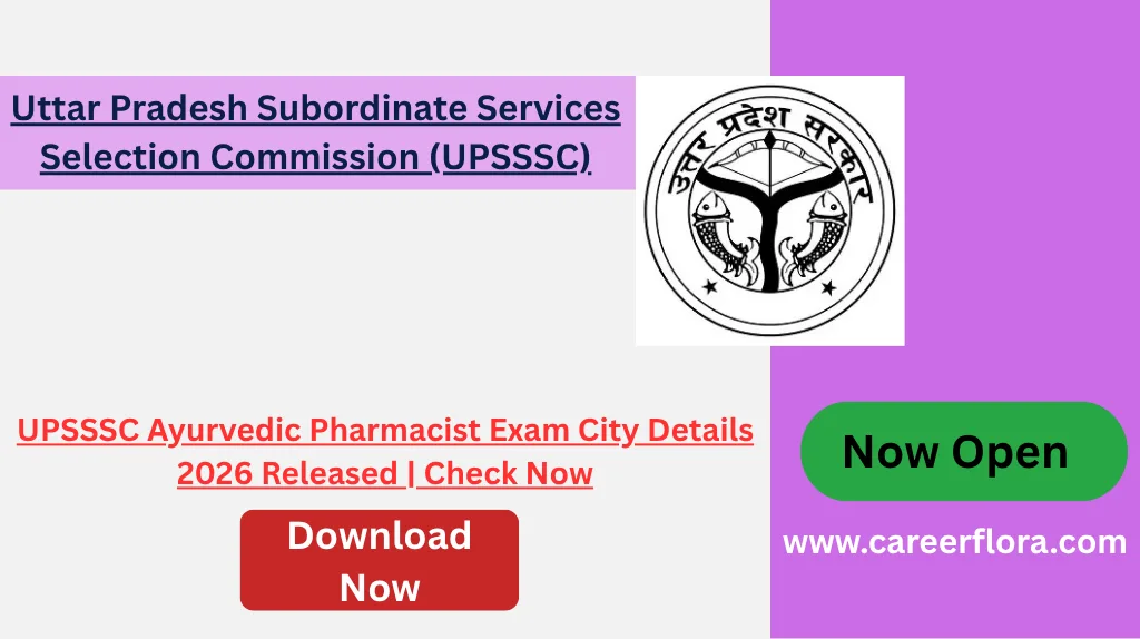 UPSSSC Ayurvedic Pharmacist Exam City