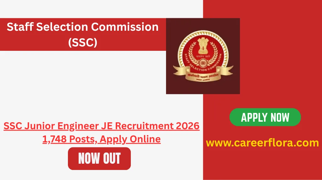 SSC Junior Engineer JE Recruitment 2026