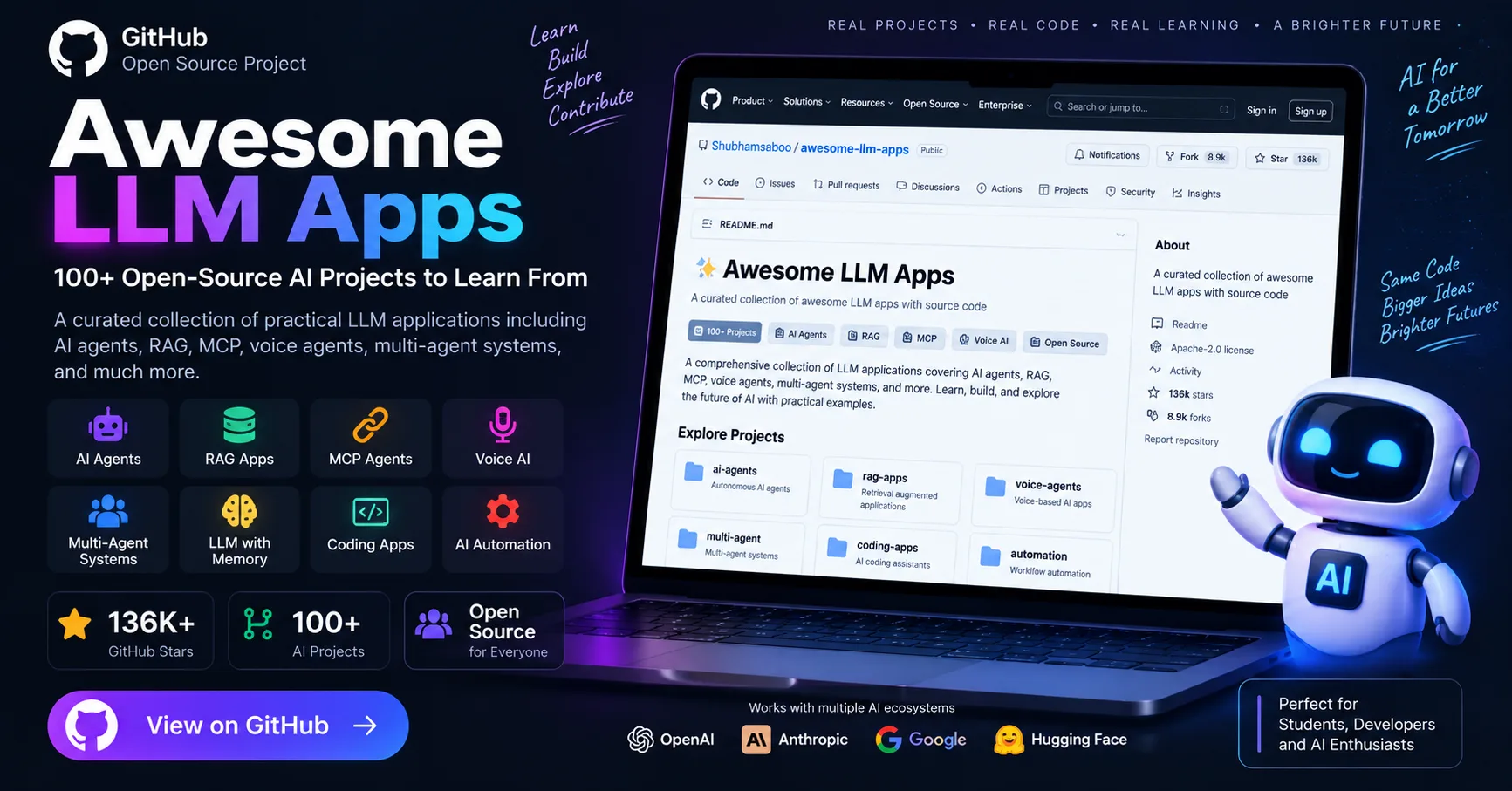 Awesome LLM Apps GitHub