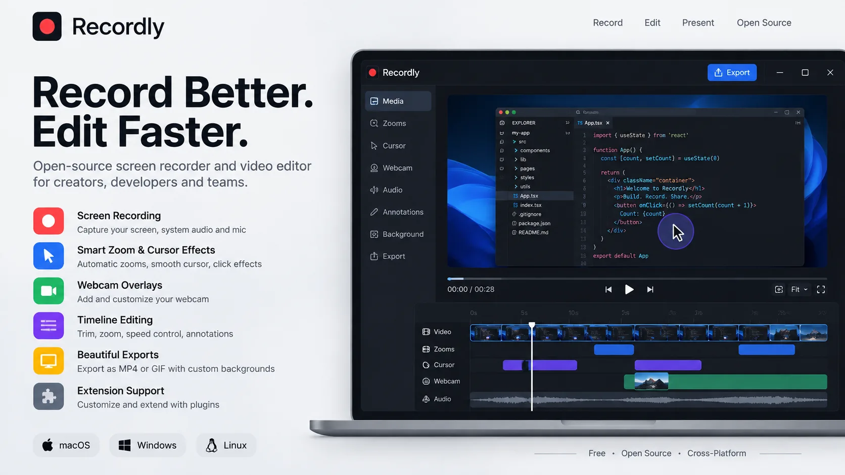 Recordly GitHub Project