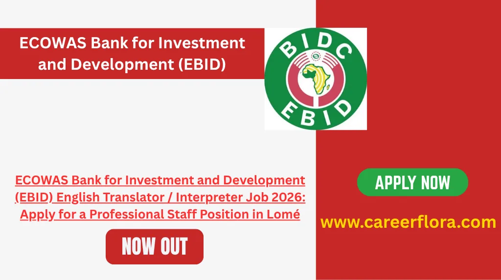 EBID English Translator Interpreter Job 2026