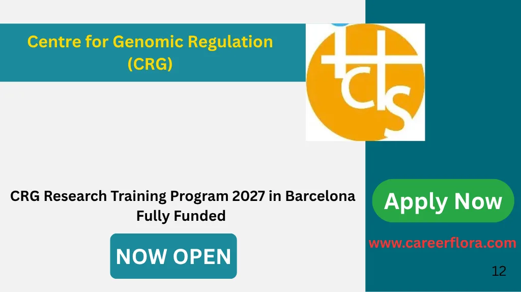 CRG Research Training Program 2027