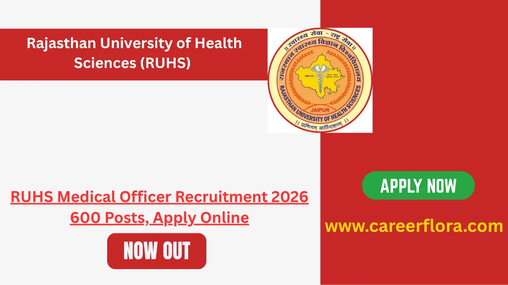 RUHS Medical Officer Recruitment 2026