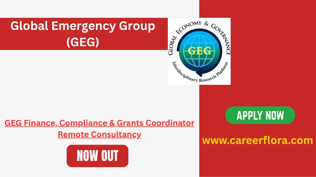 GEG Finance Compliance Grants Coordinator 2026
