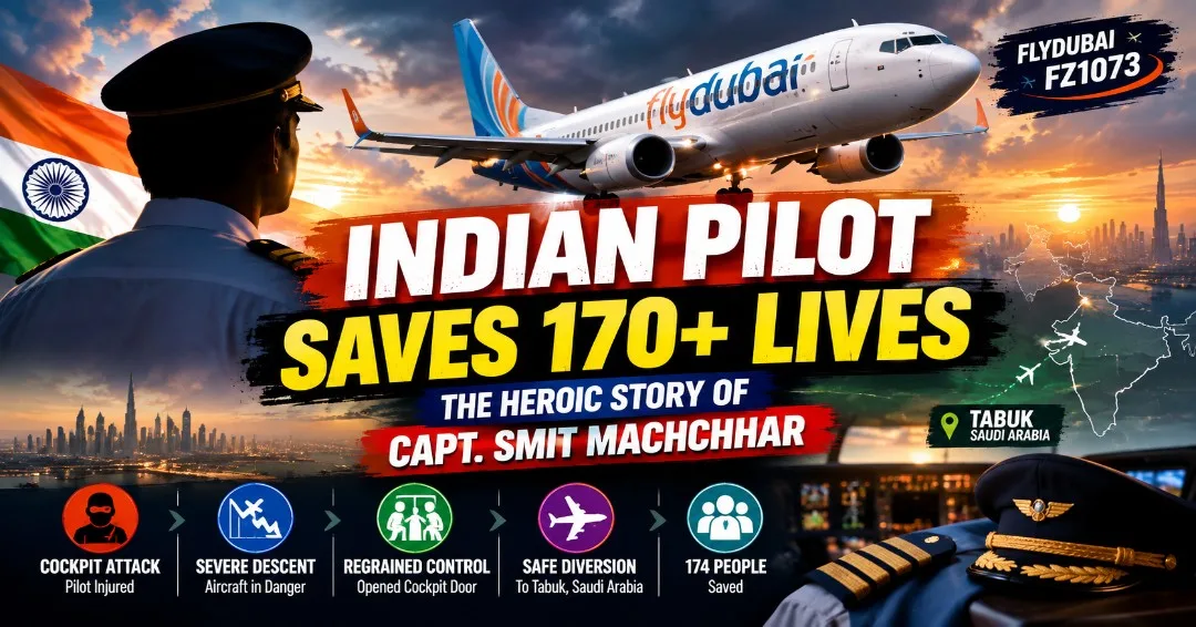 Indian Pilot Saves 170+ Lives